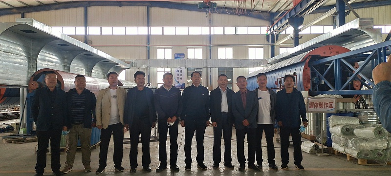 热烈欢迎甘肃省河北商会的领导莅临公司厂区